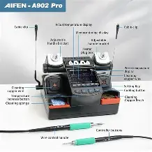 AIFEN A902 Pro Dual Soldering Rework Station – Compatible with C115 / C210 / C245