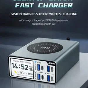 Aixun DP20 200W PD QC Desktop Smart Fast Charger for iPhone / Android