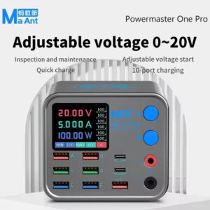 MaAnt DianBa No.1 Pro Multi-function 9-Port PD Charger with Short Circuit Repair Function