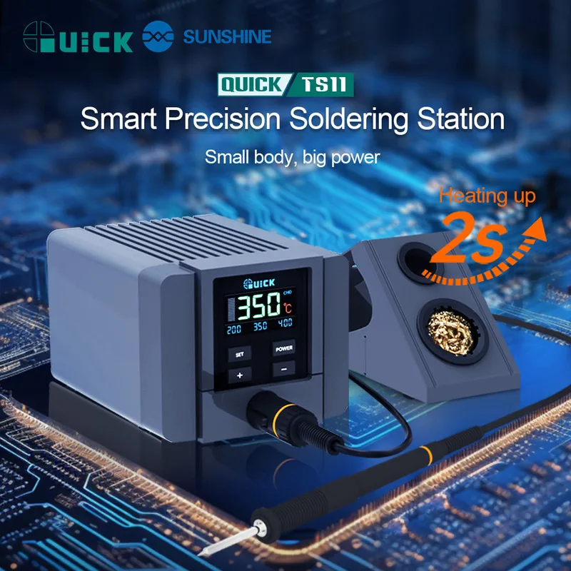 Quick TS11 90W Smart Precision Soldering Station with HD Color Screen