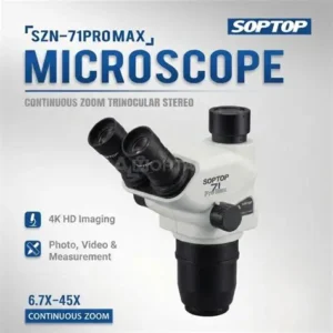 SOPTOP 71 Pro Max 6.7X–45X Trinocular Microscope new edition