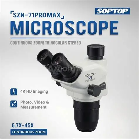 SOPTOP 71 Pro Max 6.7X–45X Trinocular Microscope new edition