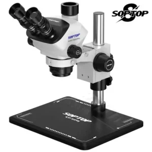 SOPTOP SZM-7060PRO Trinocular Stereo Microscope Zoom 7.0X-60X