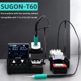 SUGON T60 + TJ8 Dual Soldering Rework Station – Compatible with T115 / T210 / T245 Handles