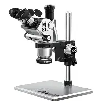 SUNSHINE M8T Ultra 6-72X Trinocular Stereo Microscope with B11 Aluminum Alloy Base