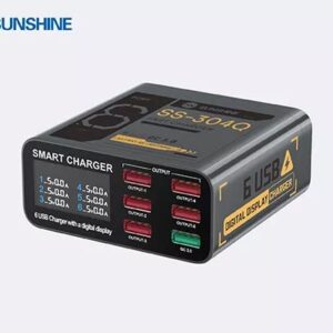 SUNSHINE SS-304Q Smart Lightning Charger/6 USB Ports