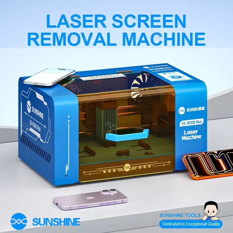 Sunshine SS-890B Mini Laser Screen Removal Machine for Disassemble Phone Brackets / Rear Glass