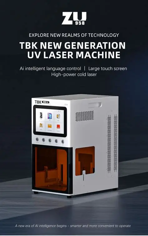 TBK 958ZU Intelligent AI Voice Violet Laser Demystifying and Marking Machine