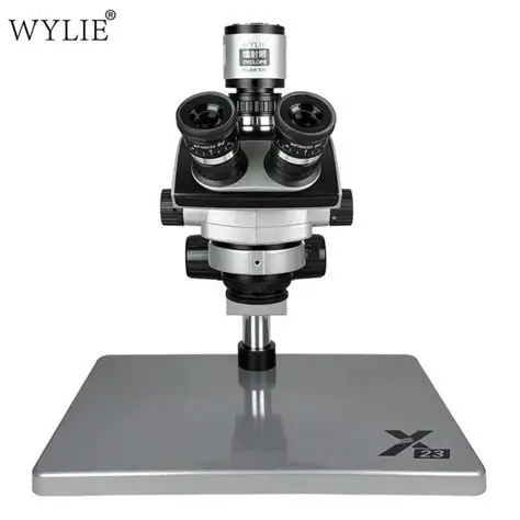 WYLIE X23 7-50X Trinocular Zoom Microscope
